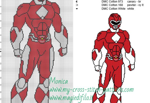 power_rangers_red_cross_stitch_pattern_