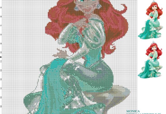 princess_ariel_cross_stitch_pattern