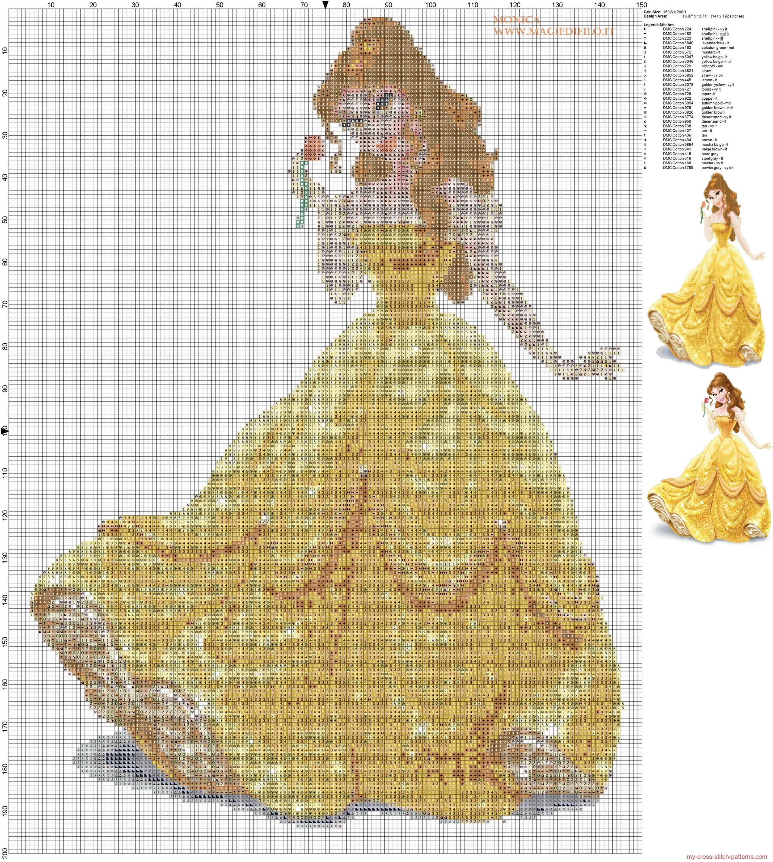 princess_belle_cross_stitch_pattern