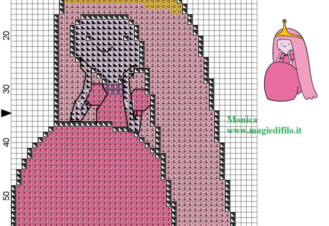 princess_bubblegum_adventure_time_cross_stitch_pattern