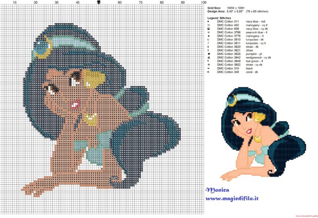 princess_jasmine_cross_stitch_pattern