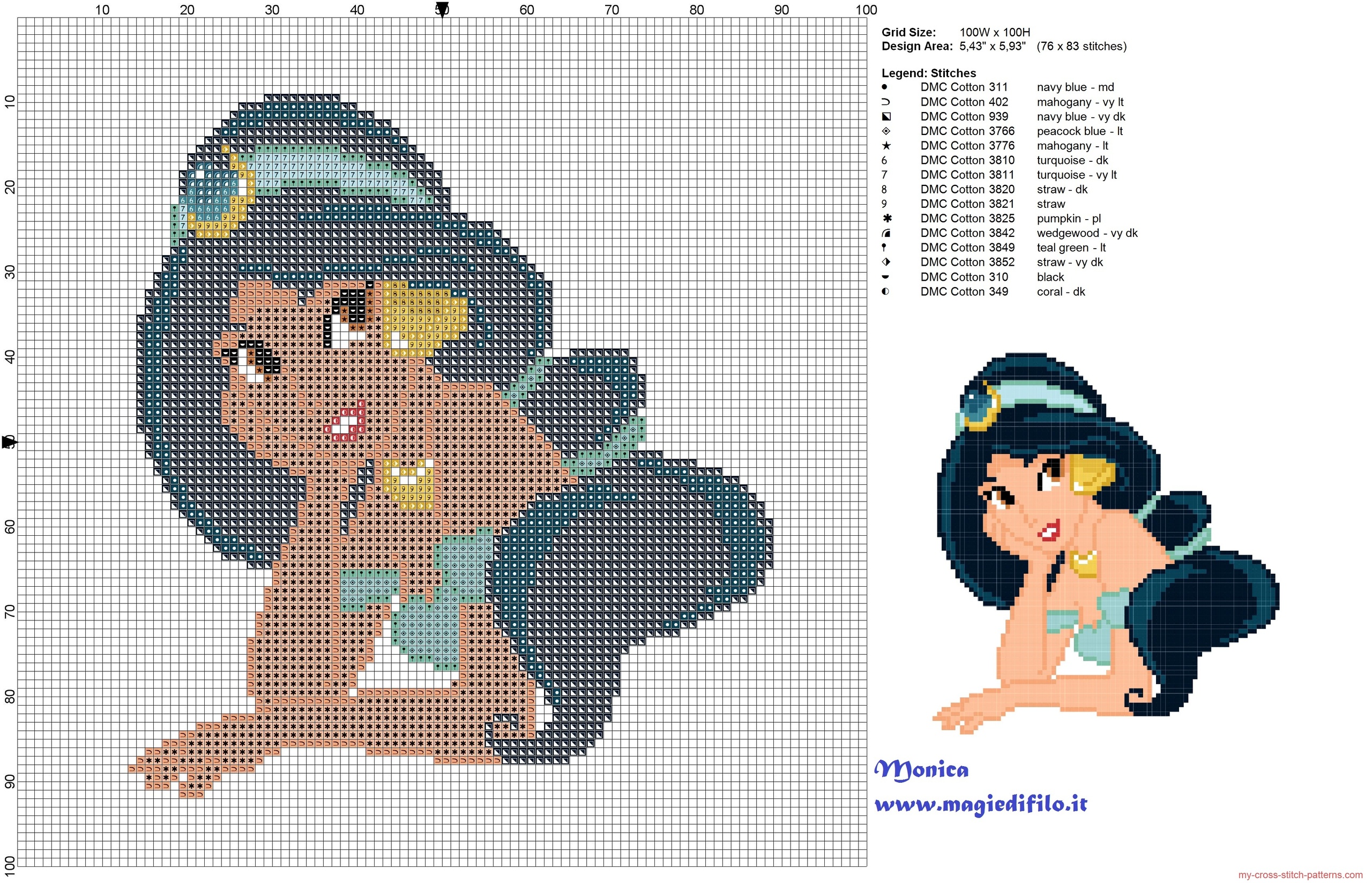 princess_jasmine_cross_stitch_pattern