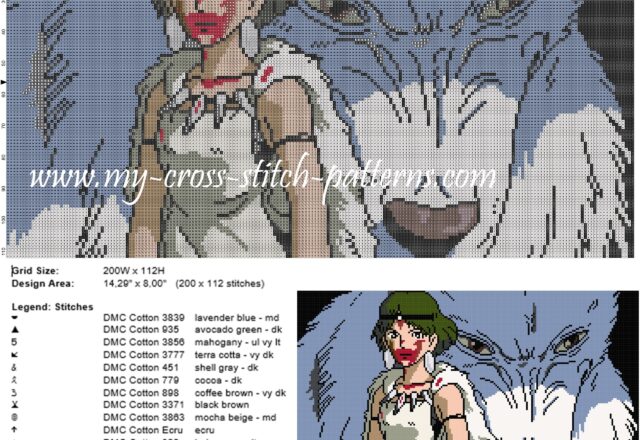 princess_mononoke_cross_stitch_pattern_