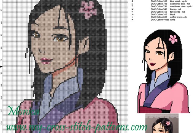 princess_mulan_cross_stitch_pattern_