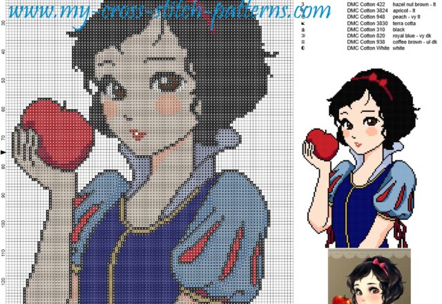 princess_snow_white_cross_stitch_pattern_