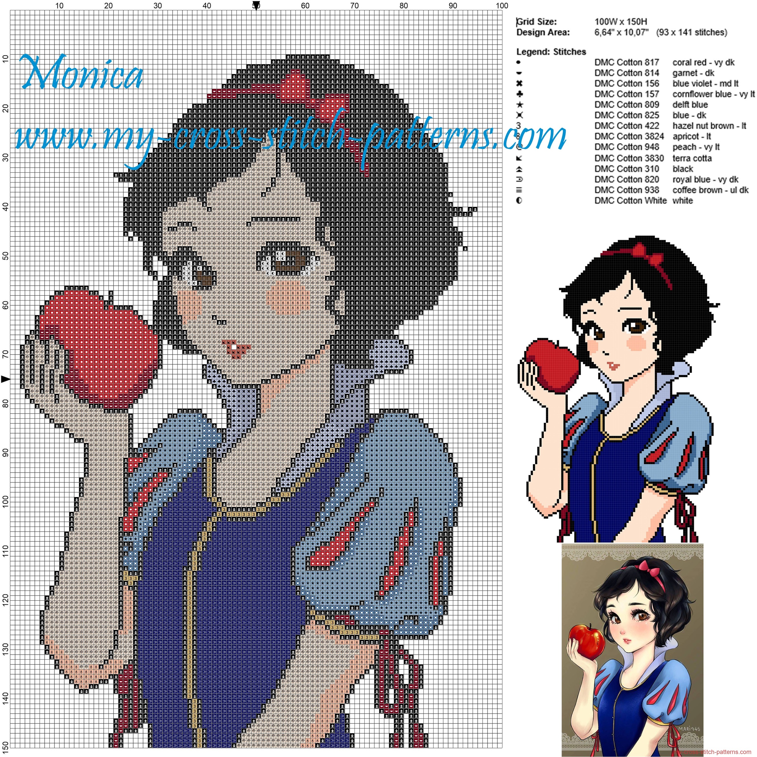 princess_snow_white_cross_stitch_pattern_