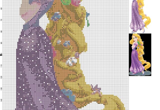 princess_tangled_cross_stitch_pattern