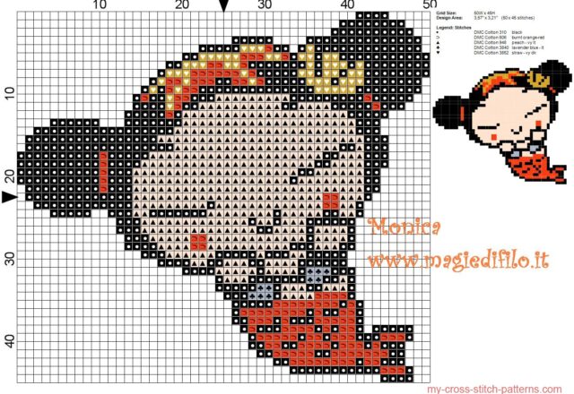 pucca_the_marmaid_cross_stitch_pattern_