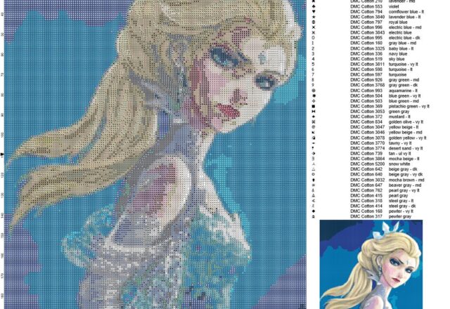 queen_elsa_frozen_cross_stitch_pattern_