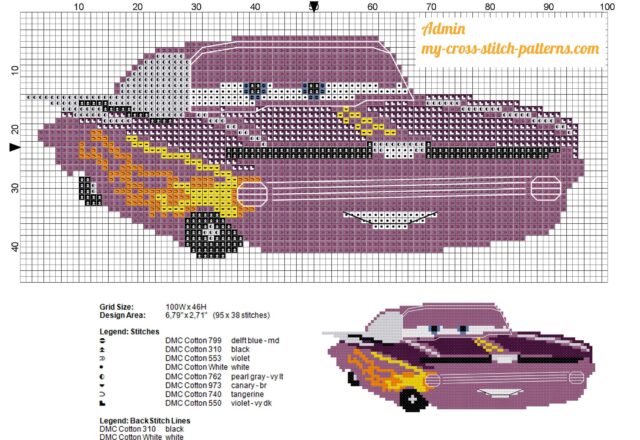 ramone_disney_cars_free_cross_stitch_pattern