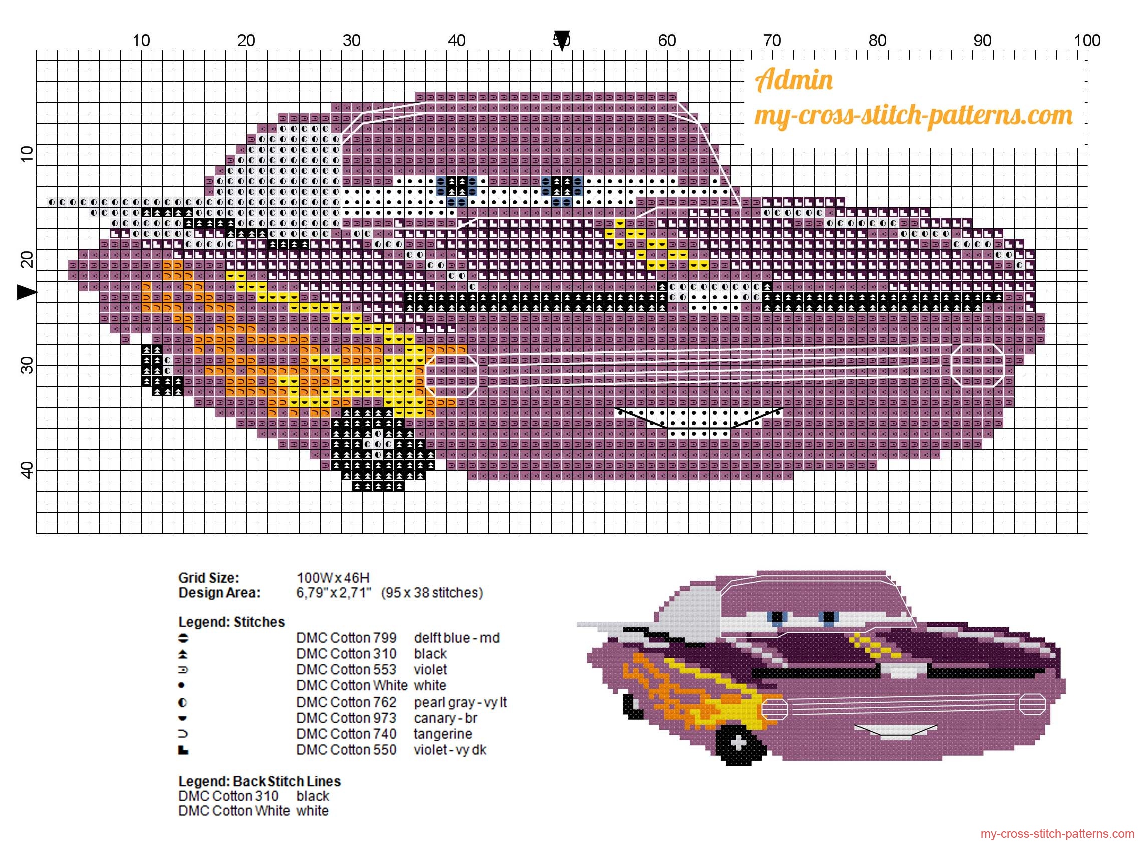 ramone_disney_cars_free_cross_stitch_pattern