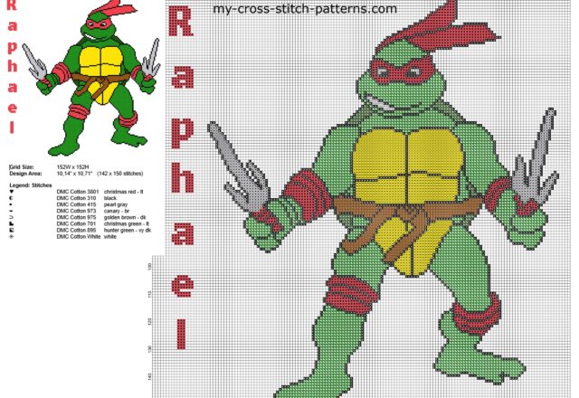 raphael_from_cartoons_teenage_mutant_ninja_turtles_tmnt_free_cross_stitch_pattern_big_size