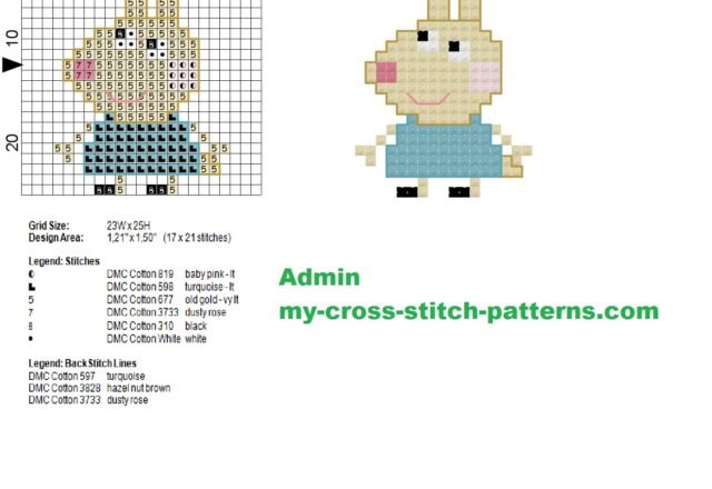 rebecca_rabbit_from_peppa_pig_cross_stitch_pattern_17x21