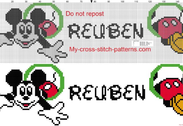reuben_name_whit_mickey_mouse_cross_stitch_patterns_free