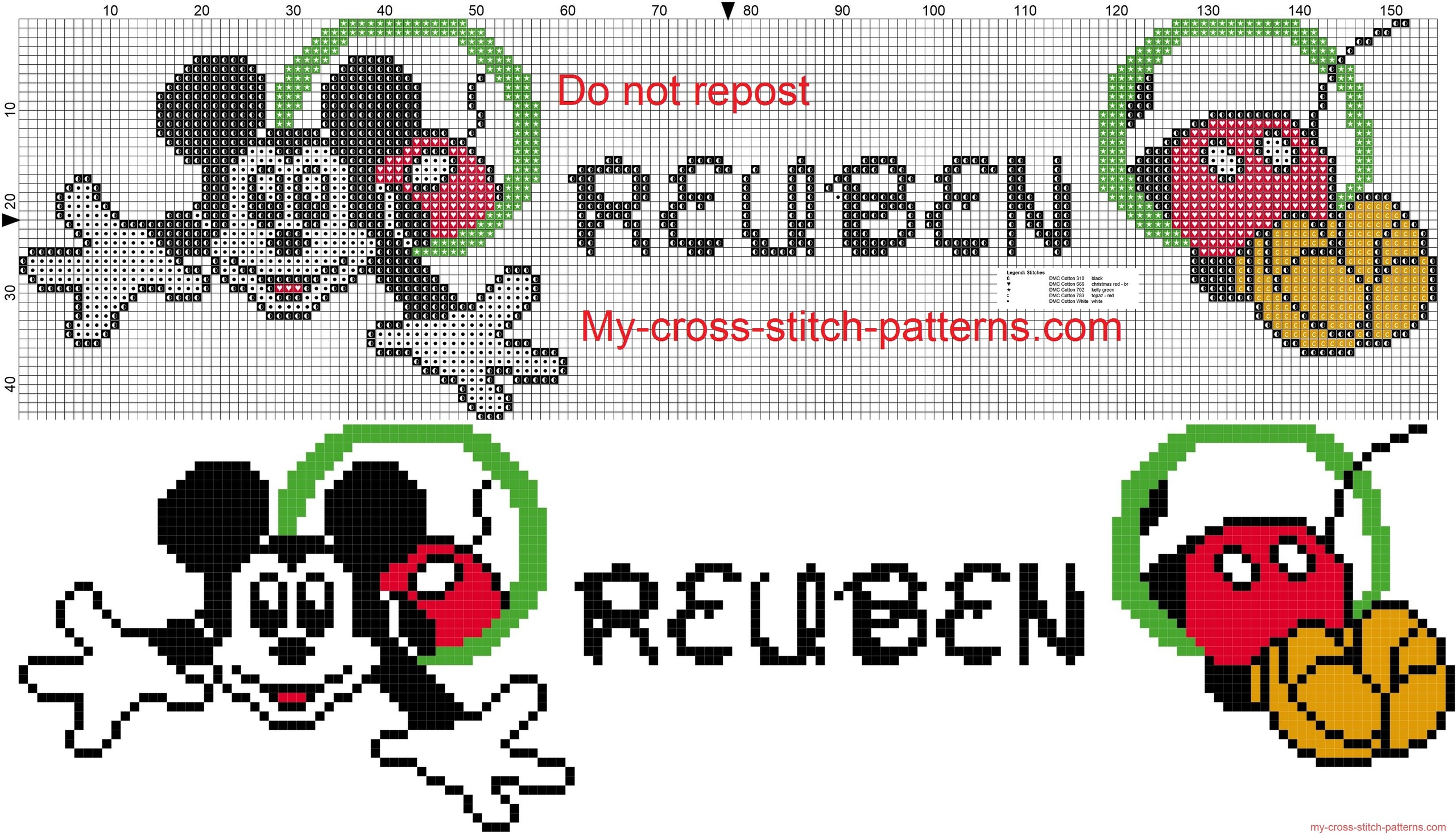 reuben_name_whit_mickey_mouse_cross_stitch_patterns_free