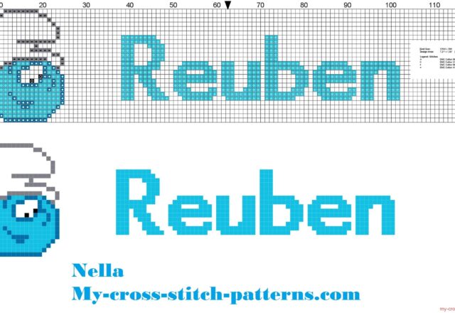 reuben_name_with_baby_smurf
