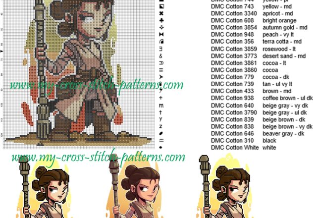 rey_star_wars_cross_stitch_pattern_