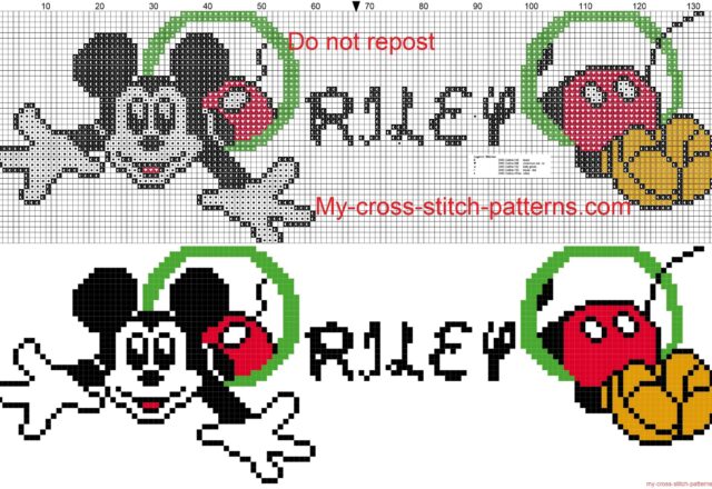 riley_name_whit_mickey_mouse_cross_stitch_patterns_free