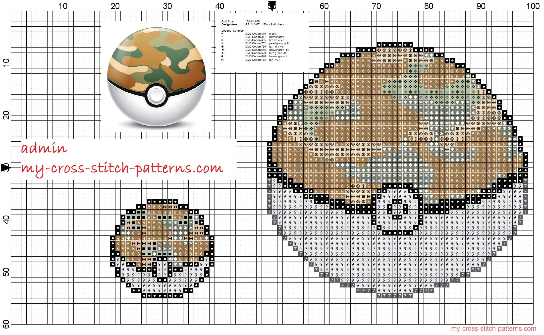 safari_ball_pokemon_cross_stitch_pattern_free