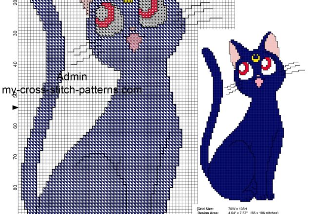 Manga and anime Archives - free cross stitch patterns simple unique  alphabets baby