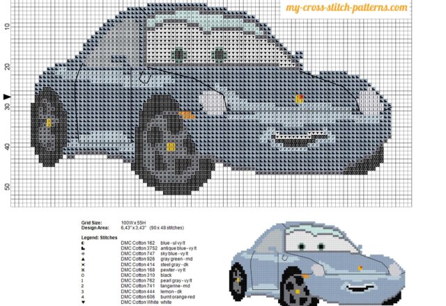 sally_carrera_disney_cars_character_cross_stitch_pattern