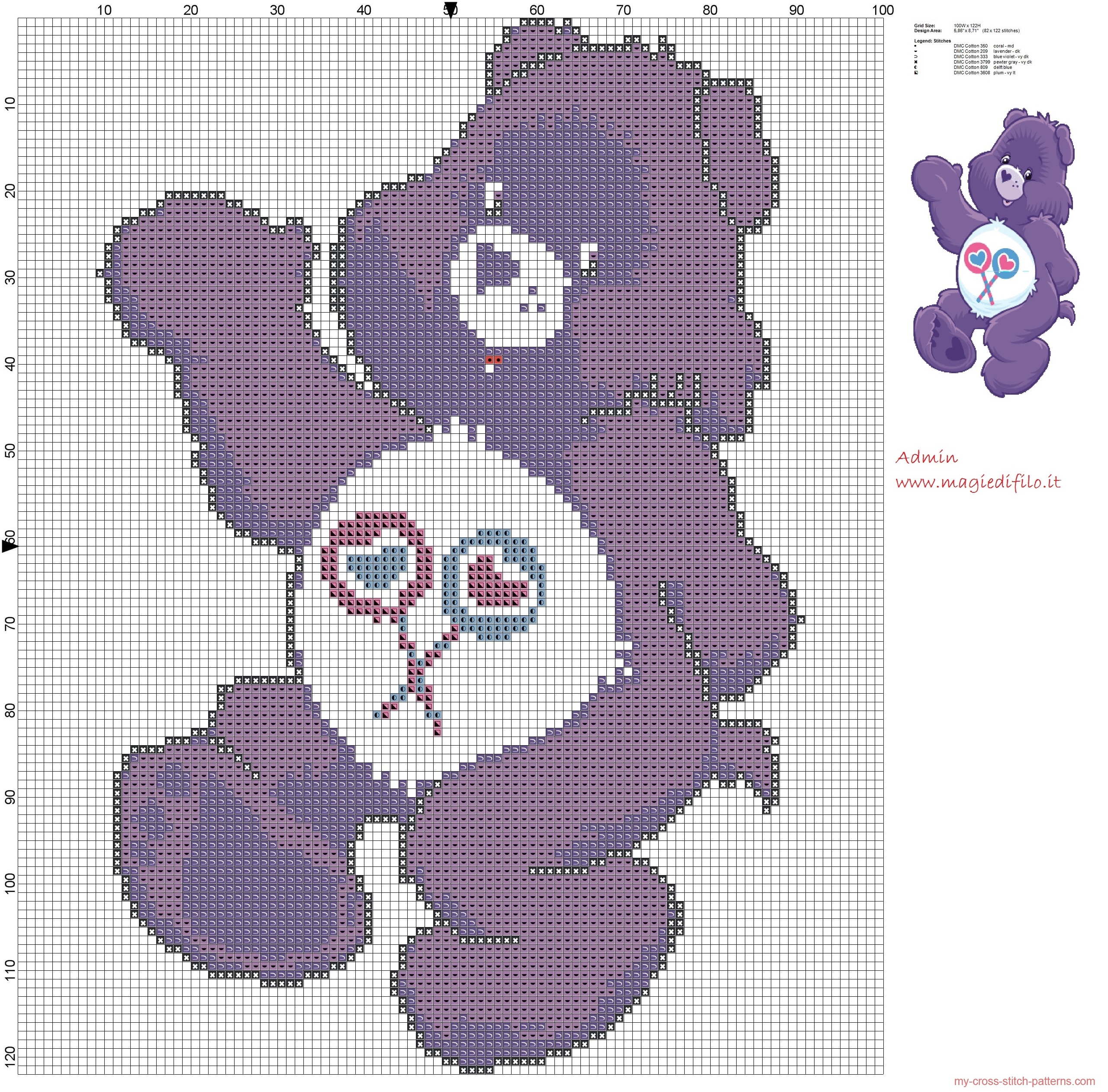 share_bear_care_bears_cross_stitch_pattern_free