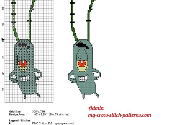sheldon_j__plankton_spongebob_cross_stitch_pattern