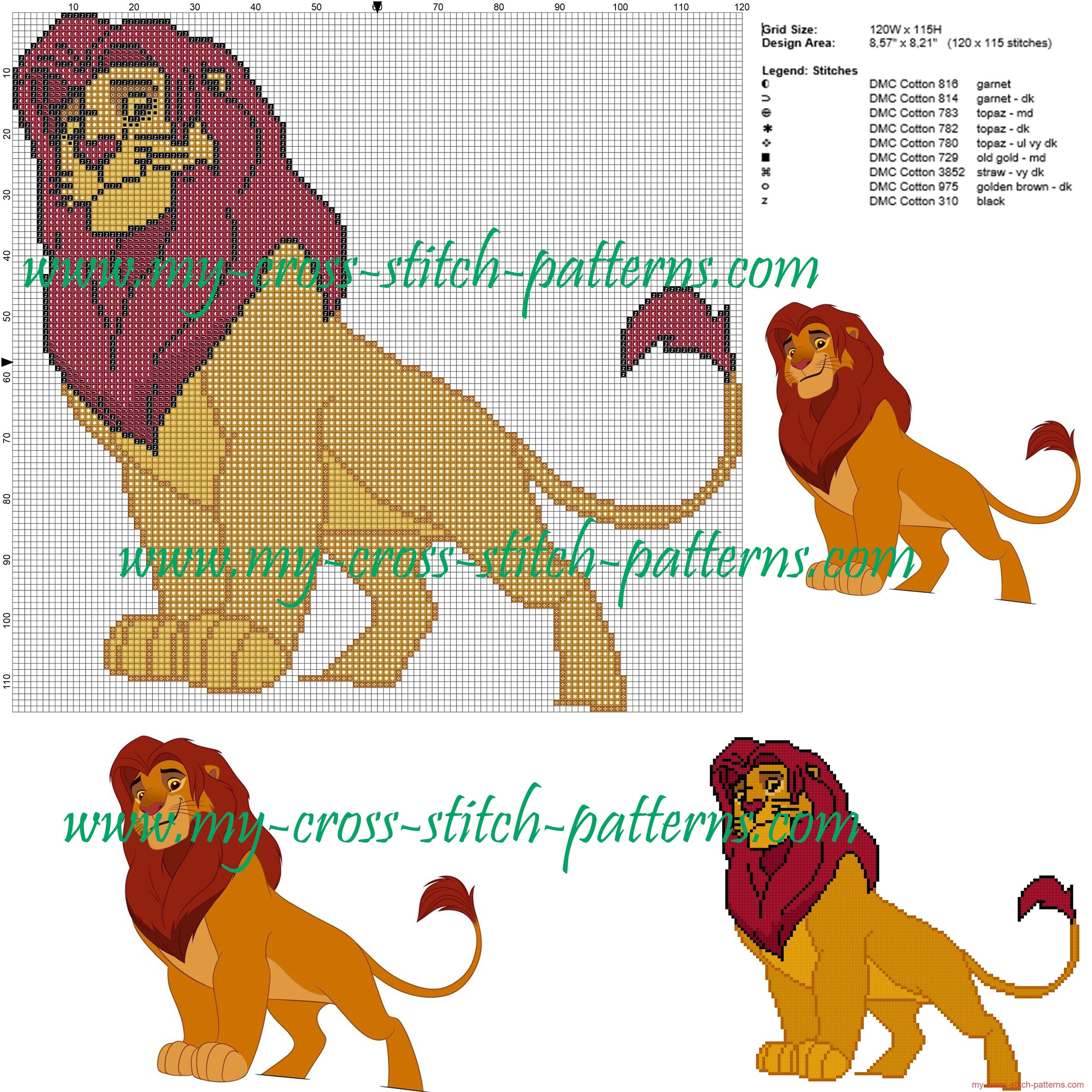 simba_the_lion_king_cross_stitch_patterns_