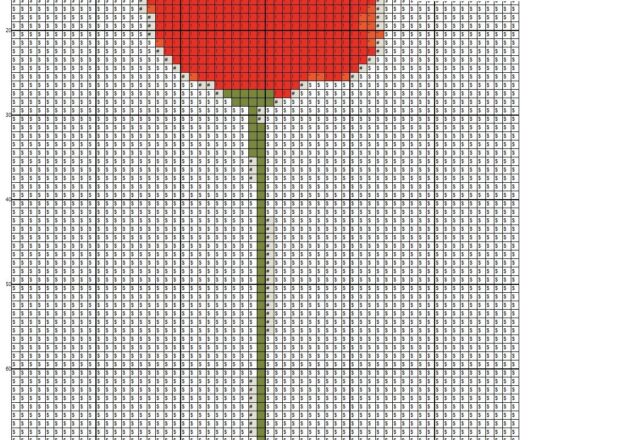 simple_red_poppy_60x85_x_5_dmc_threads_created_with_scheme_maker