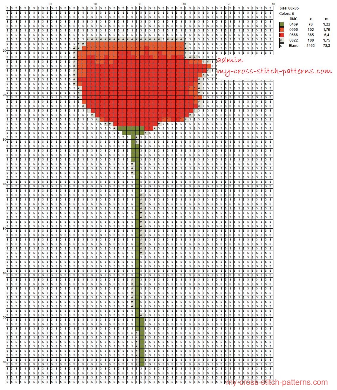 simple_red_poppy_60x85_x_5_dmc_threads_created_with_scheme_maker