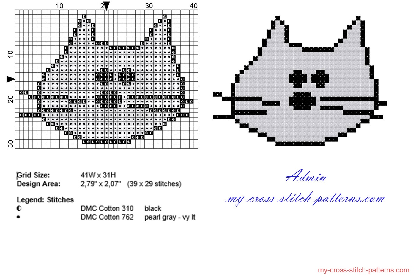 small_and_simple_cat_face_free_cross_stitch_pattern_40_stitches