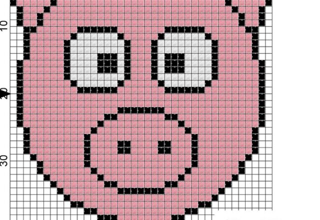 small_and_simple_pig_animal_face_cross_stitch_pattern_in_40_stitches
