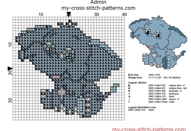 small_cross_stitch_pattern_baby_elephant_ideal_for_baby_bibs