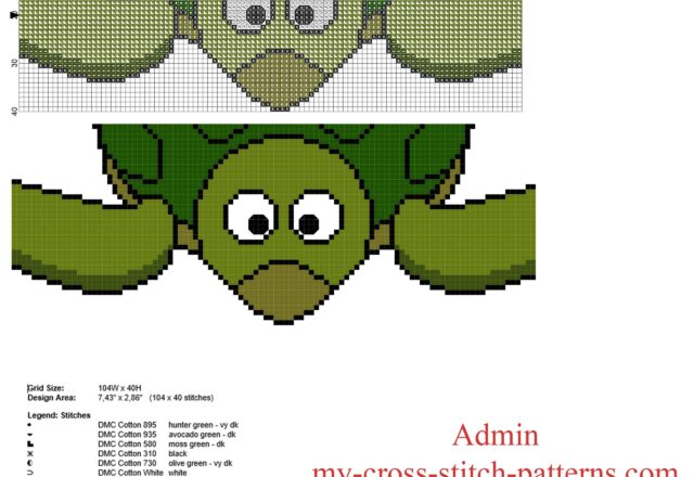 small_cross_stitch_pattern_of_a_turtle_baby_bib_idea