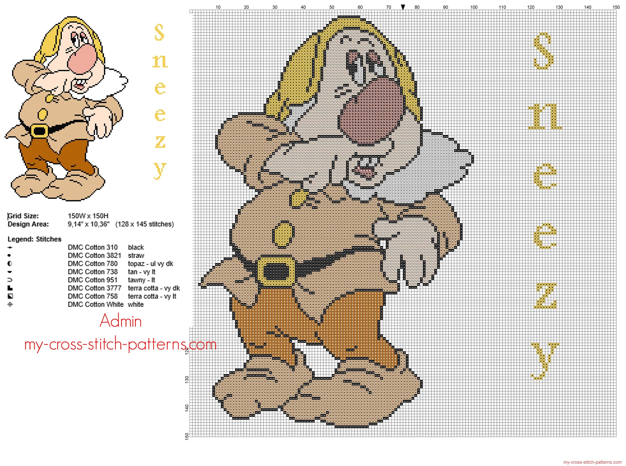 sneezy_dwarf_from_disney_snow_white_and_the_seven_dwarfs_cross_stitch_pattern