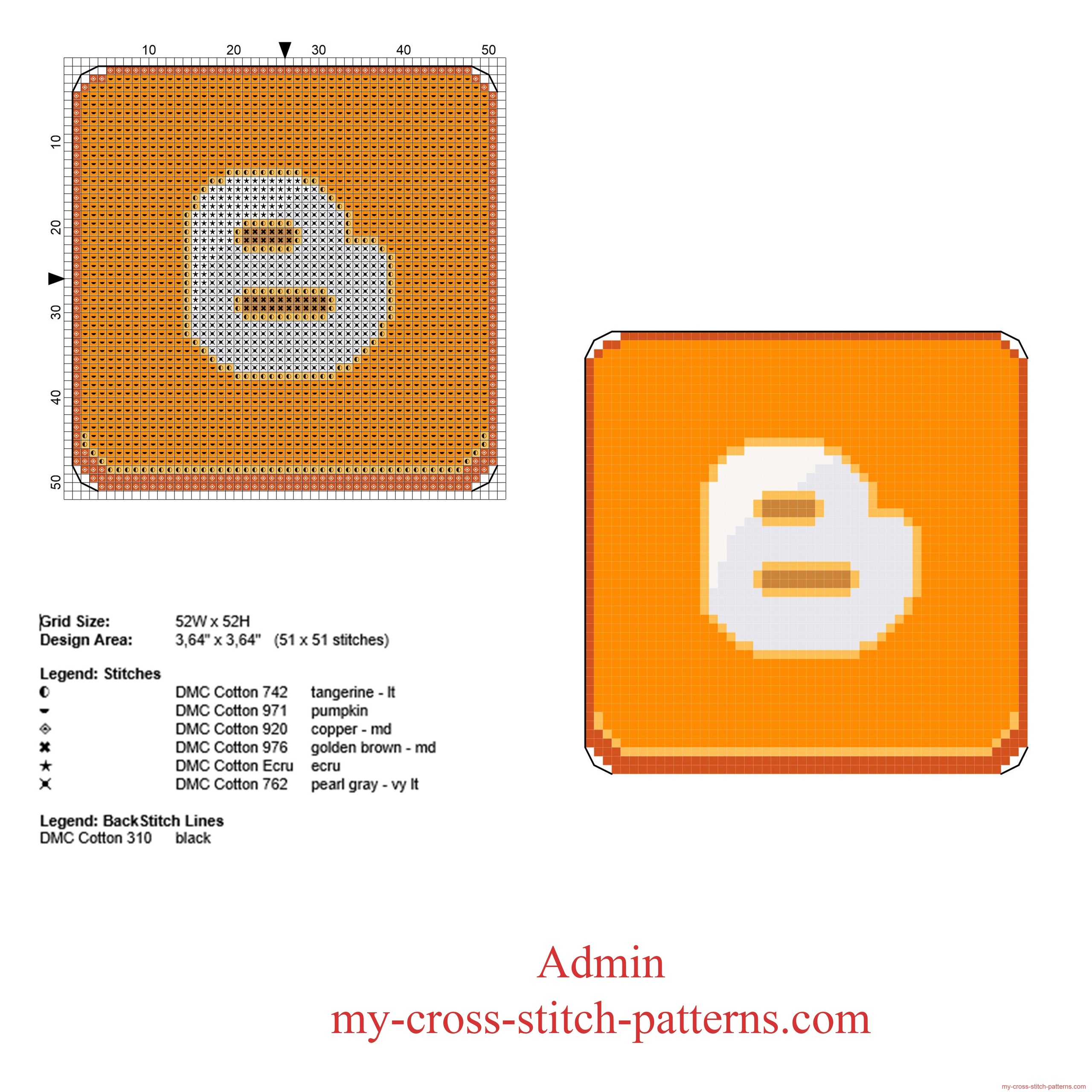 social_network_blogger_logo_free_cross_stitch_pattern_in_50_stitches