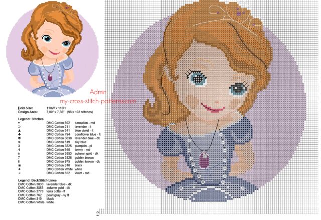 sofia_the_first_free_cross_stitch_pattern_download