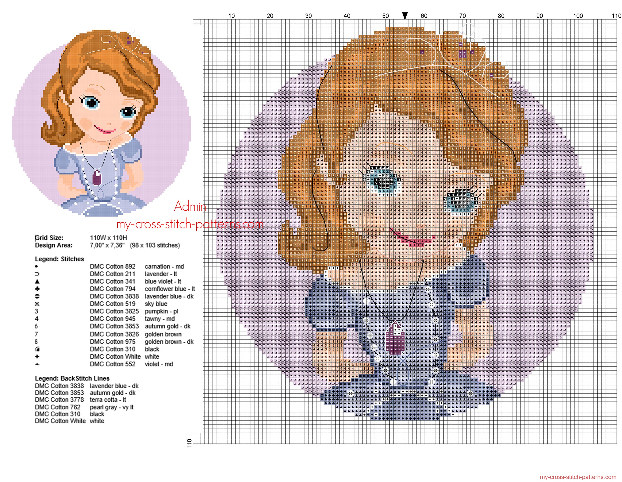 sofia_the_first_free_cross_stitch_pattern_download