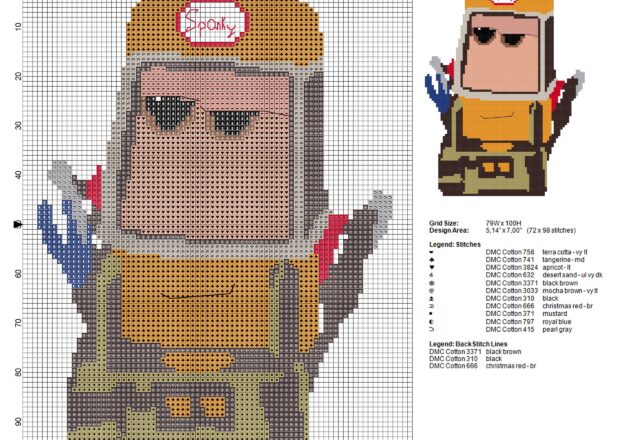 sparky_disney_planes_forklift_cross_stitch_pattern