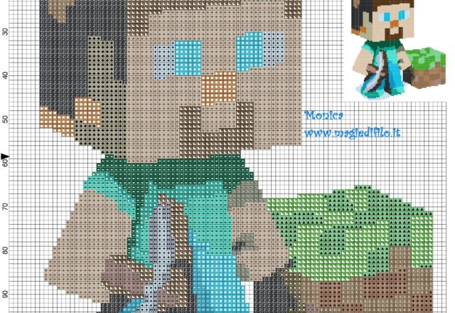 steve_minecraft_cross_stitch_pattern