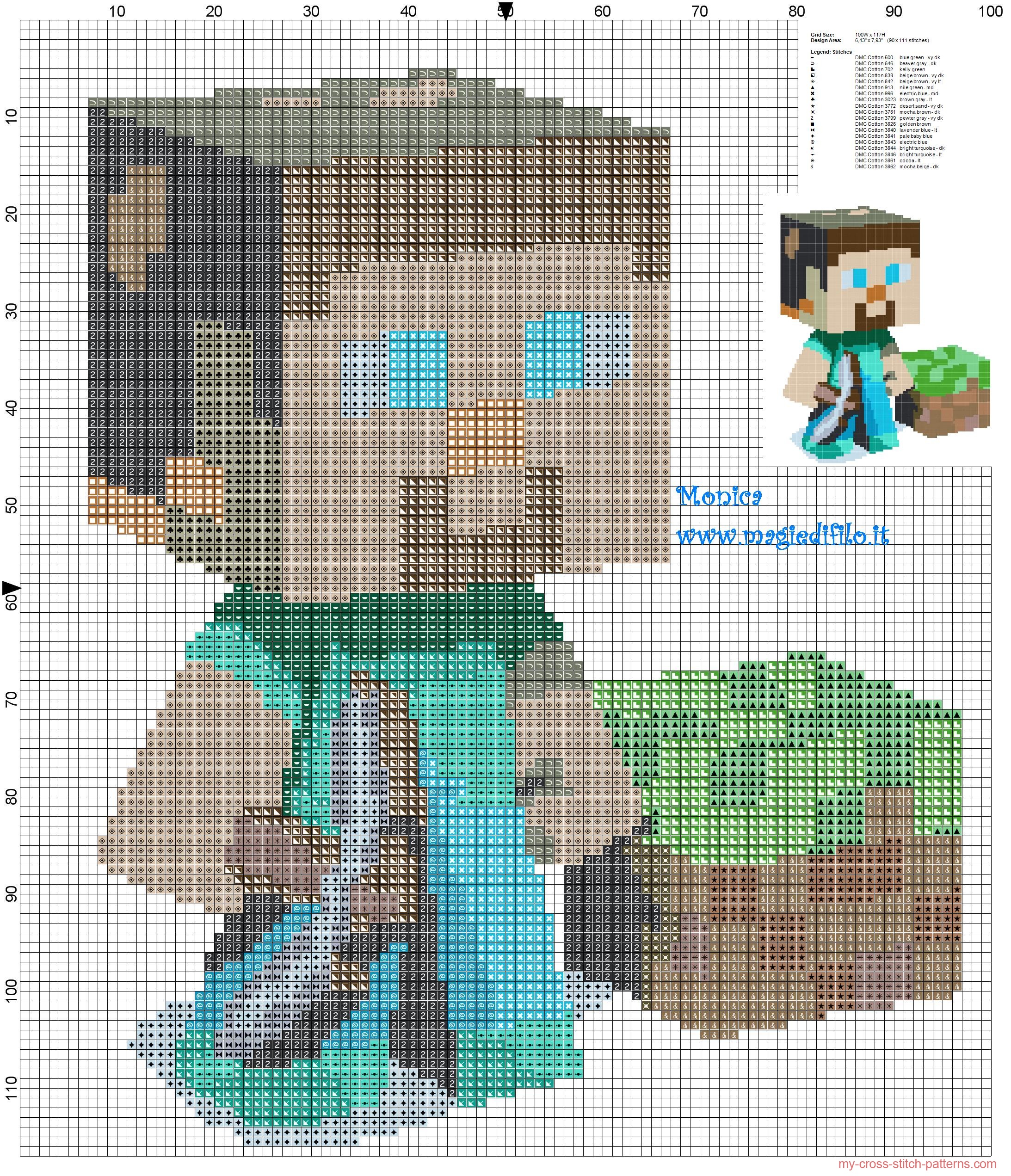 steve_minecraft_cross_stitch_pattern