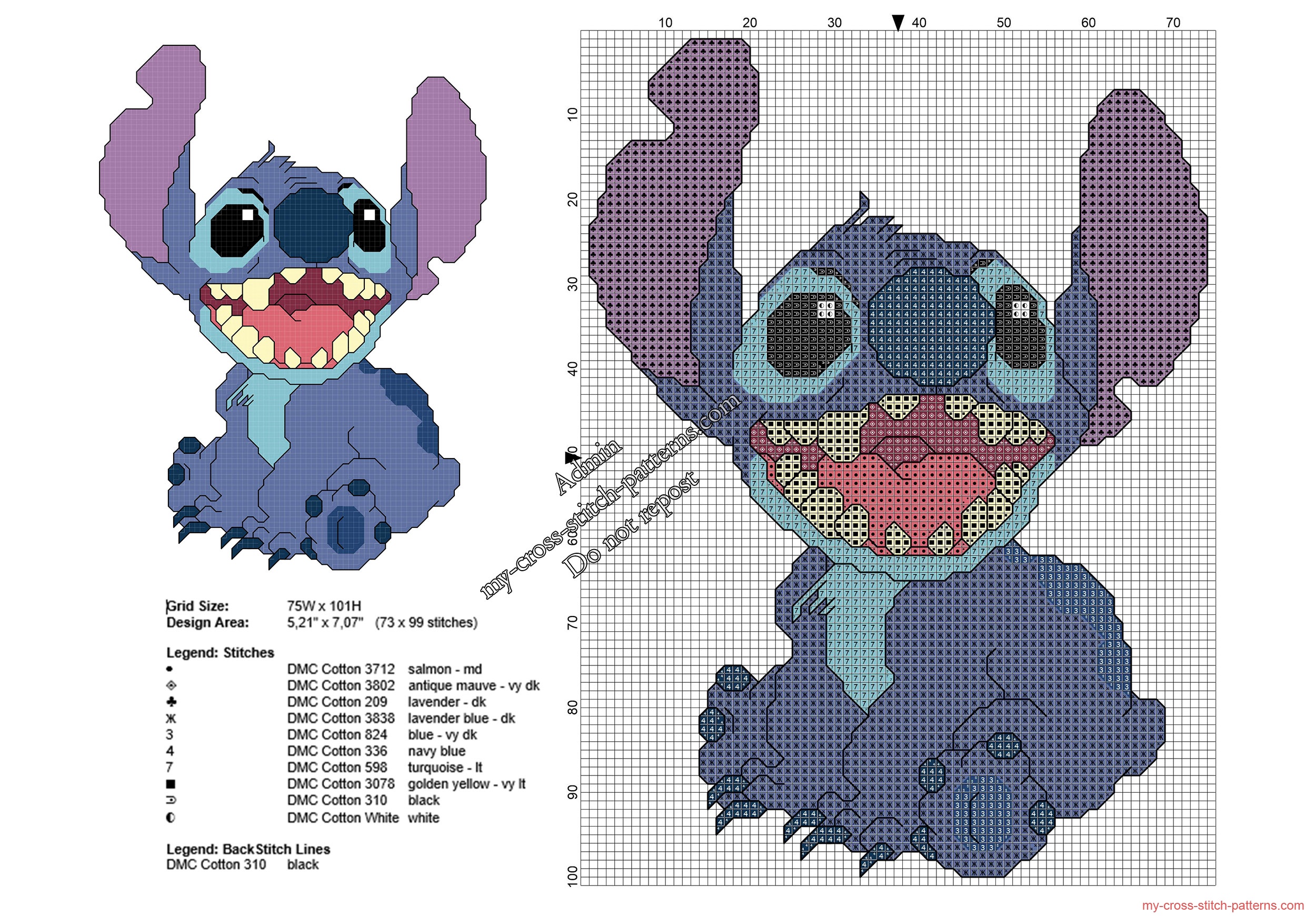 Lilo And Stitch Cross Stitch