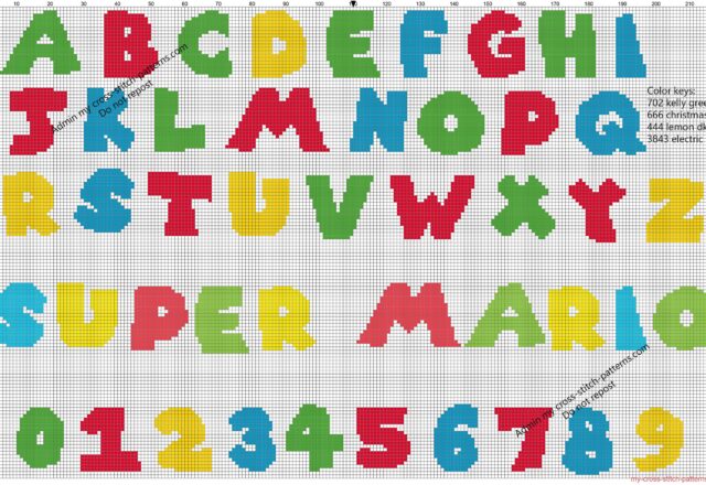 super_mario_bros_free_videogames_cross_stitch_alphabet_pattern