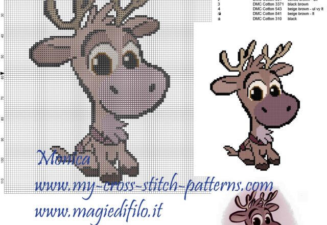 sven_frozen_cross_stitch_pattern_