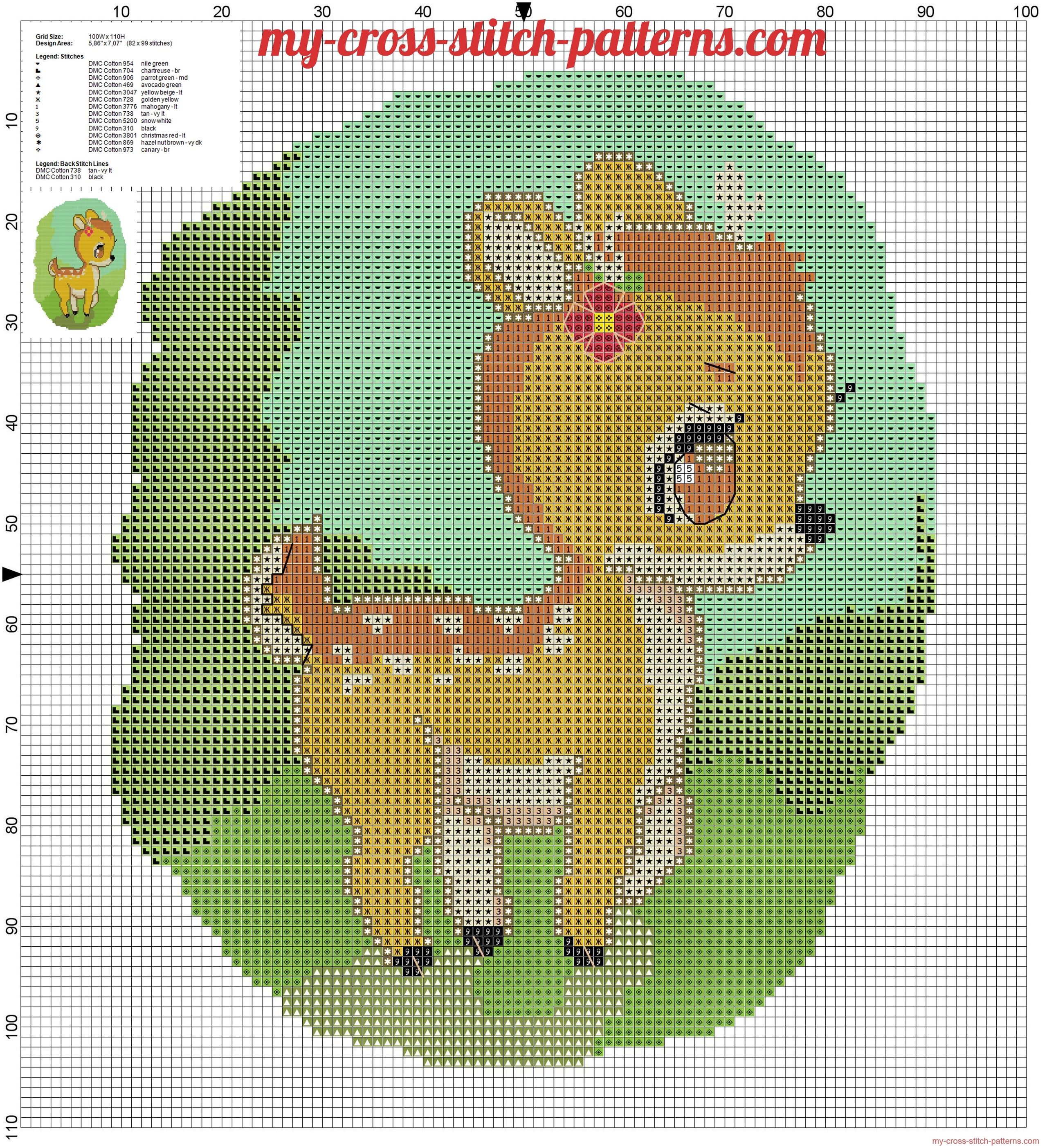 sweet_cross_stitch_pattern_of_bambi_