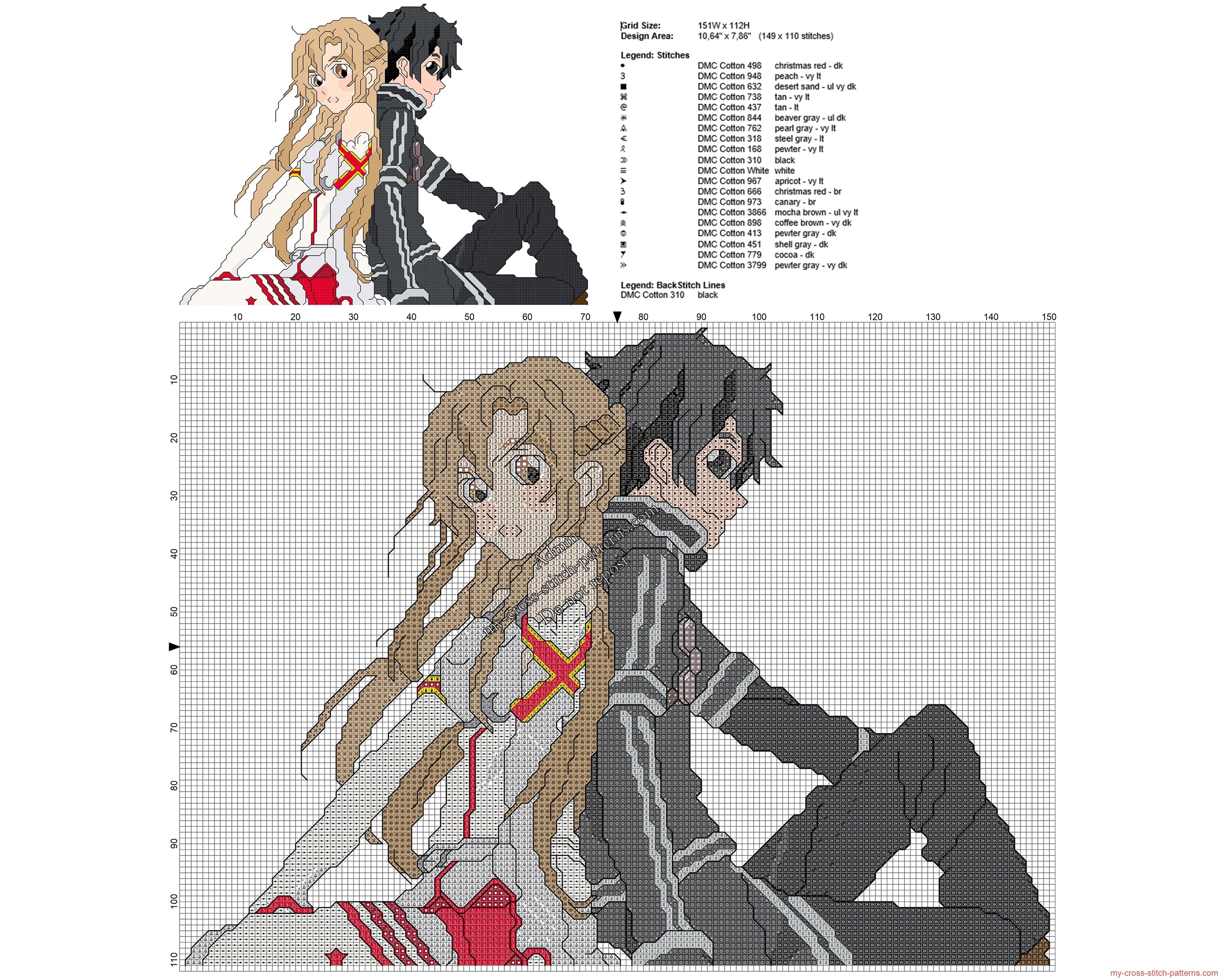 sword_art_online_manga_anime_free_cross_stitch_pattern