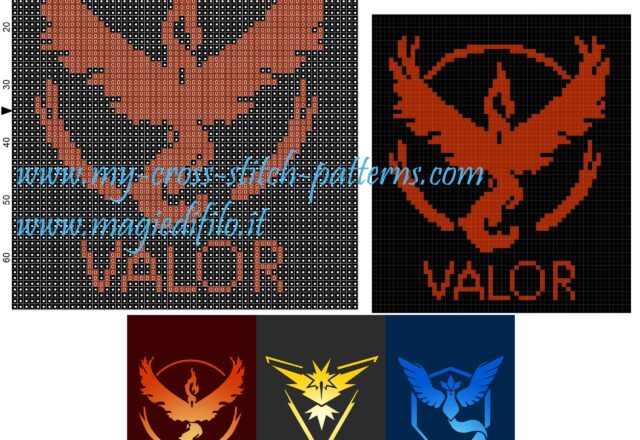 team_valor_pokemon_go_cross_stitch_pattern_