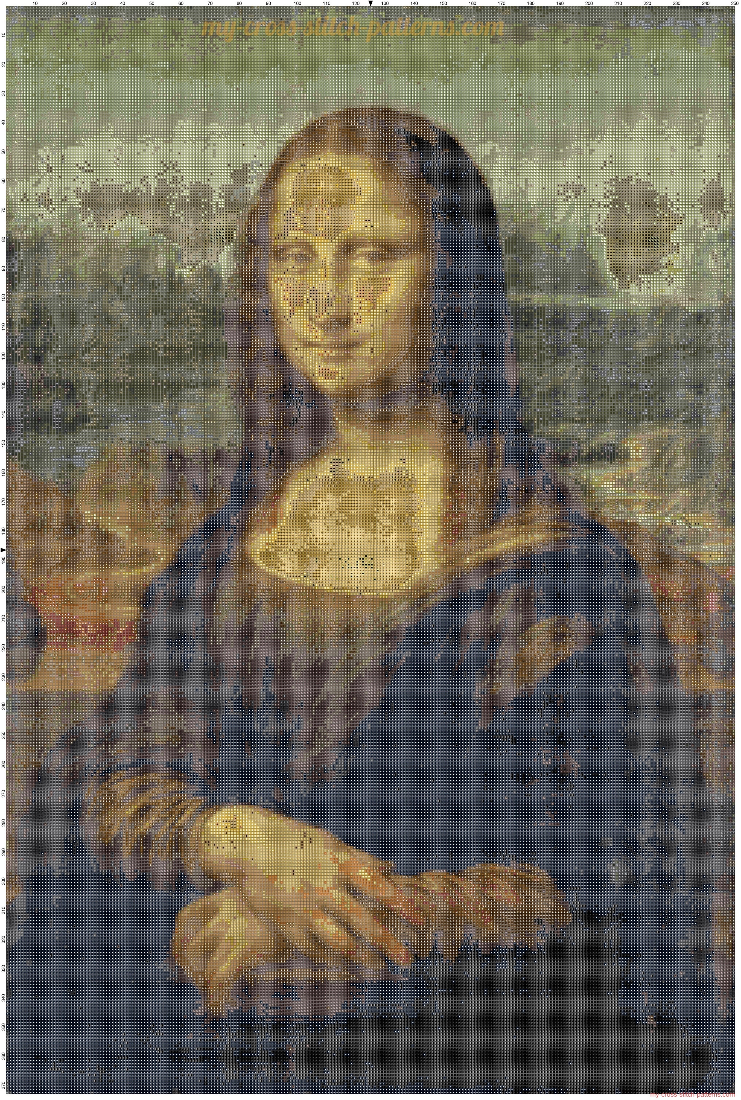 the_mona_lisa_cross_stitch_pattern_full_pattern