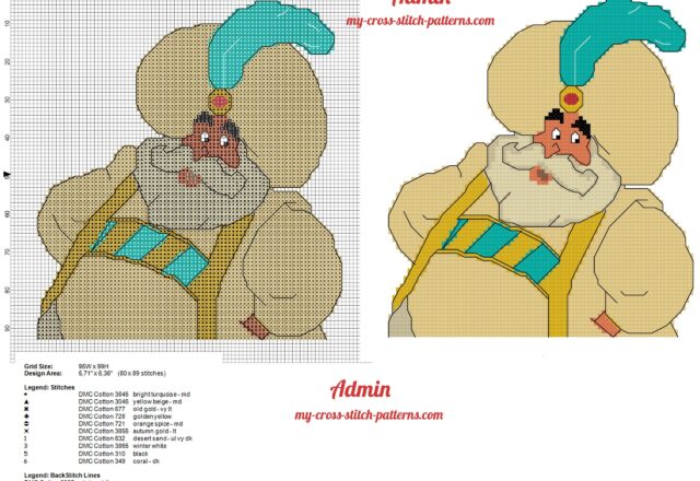 the_sultan_disney_aladdin_cross_stitch_pattern