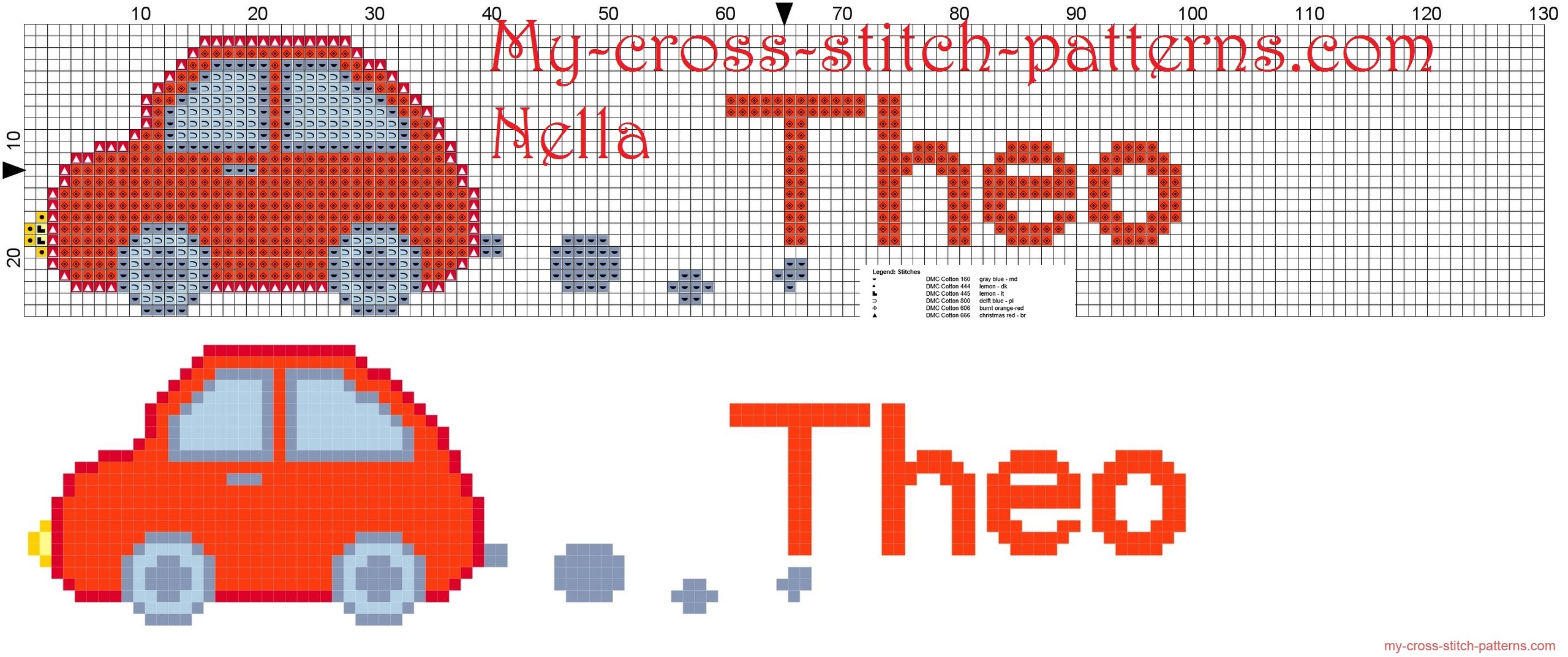theo__name_with_toy_car_cross_stitch_patterns